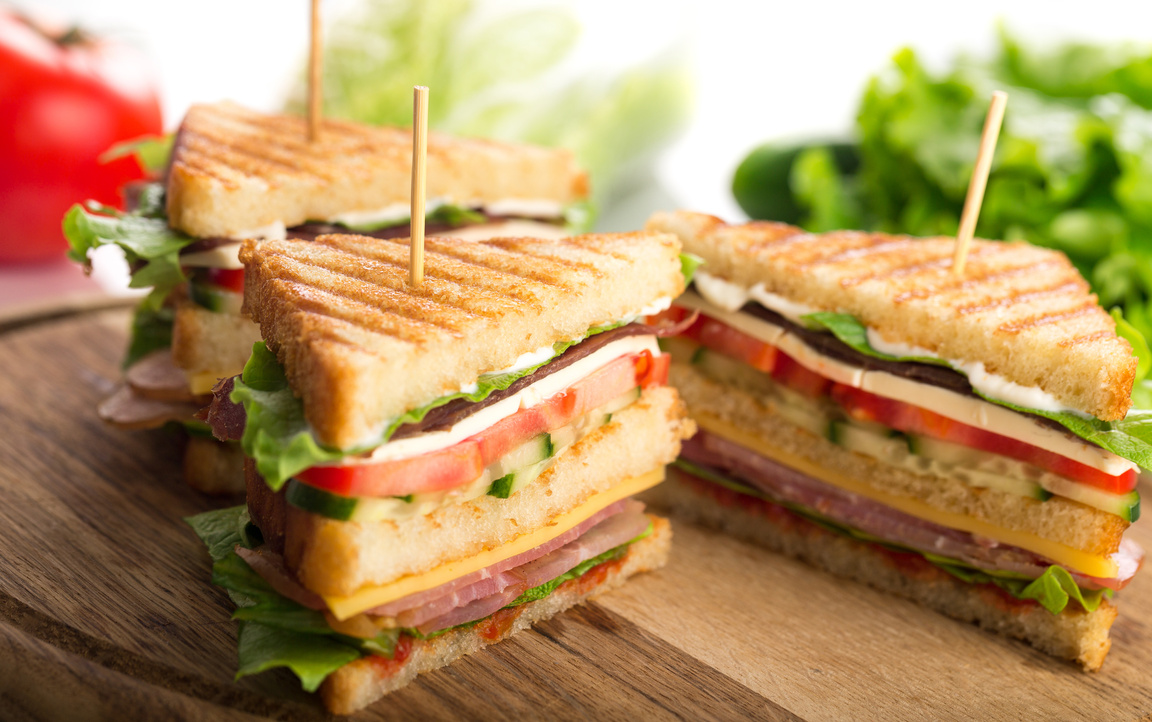 Tall Triangular Sandwiches